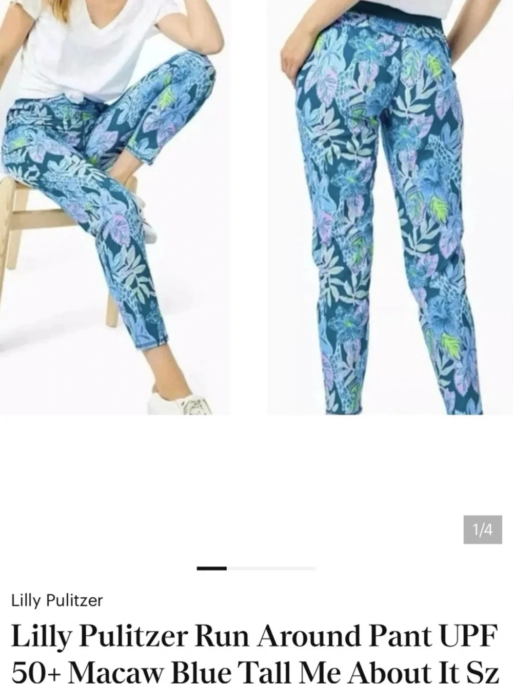 Lilly Pulitzer Run Around Pants Size S NWOT - Picture 7 of 7